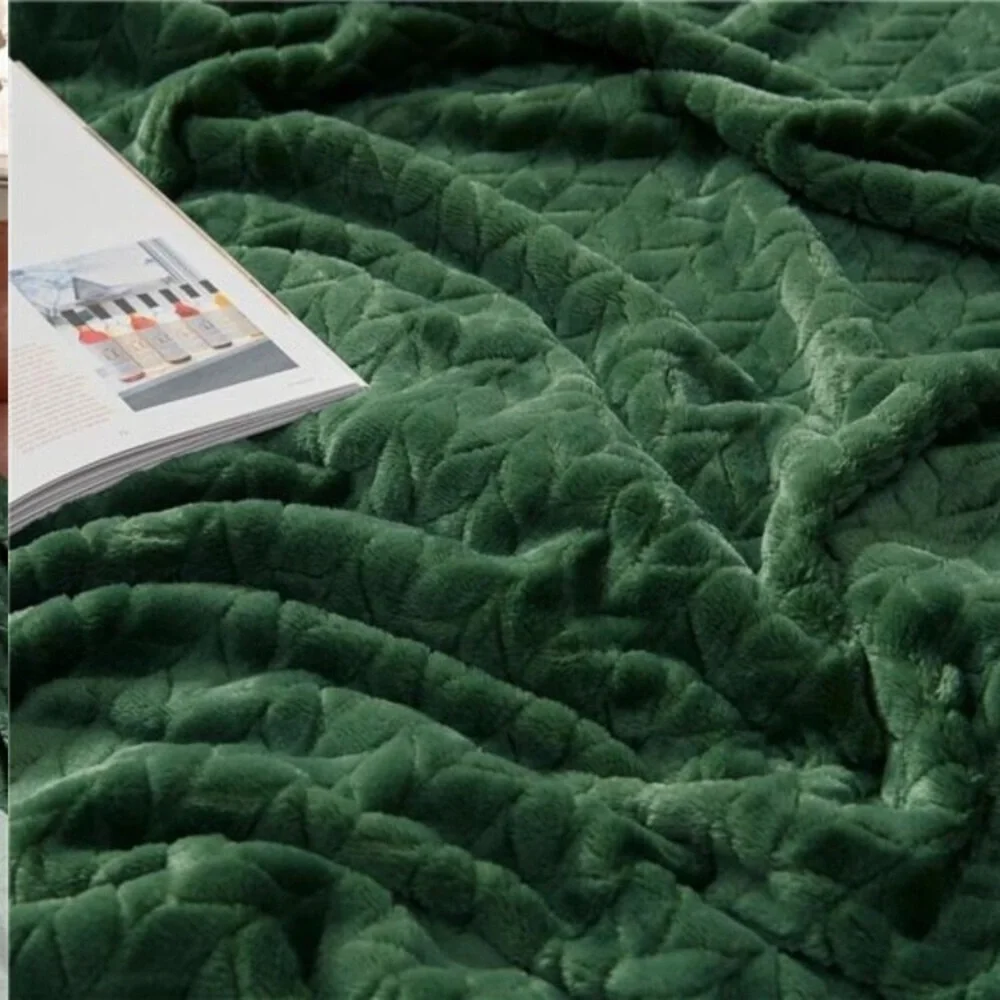 Fleece Throw Blankets, Super Soft Flannel Cozy Blankets for Adults